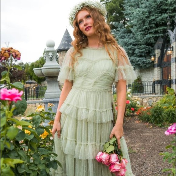Ivy City Co Dresses & Skirts - Ivy City Co Whimsical Dress in Sage